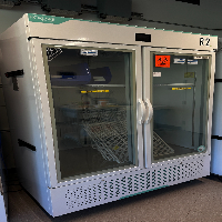 Norlake Upright Double Door Glass Refrigerator image 1